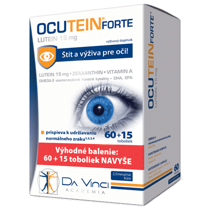 Ocutein Forte Lutein 15 mg 60+15 tob.