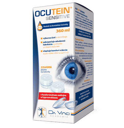 Ocutein Sensitive – roztok na kontaktné šošovky 
