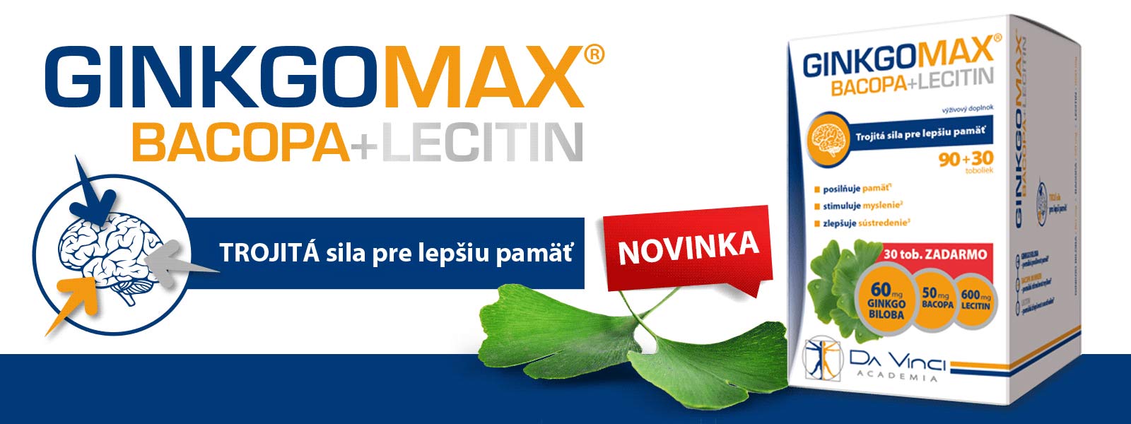 GinkgoMax Bacopa+Lecitín