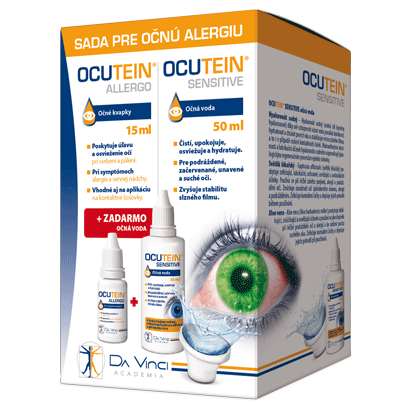 OCUTEIN ALLERGO očné kvapky 15 ml + očná voda 50 ml ZADARMO